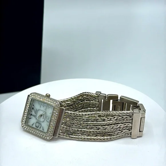 Chico’s silver tone 7 strand band watch. NWOT - Picture 3 of 5